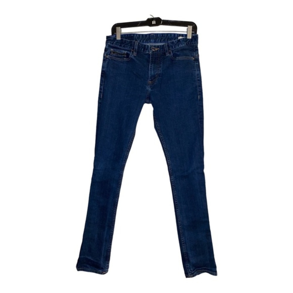 Calvin Klein Mens Slim Dark Wash Denim Jeans Size 30 x 32 EUC Stretchy Casual
